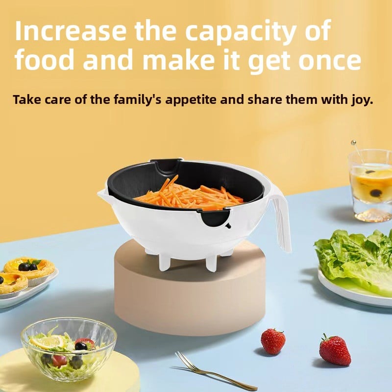 Stainless Steel Hand Guard Vegetable Cutter with Grater and Slicer