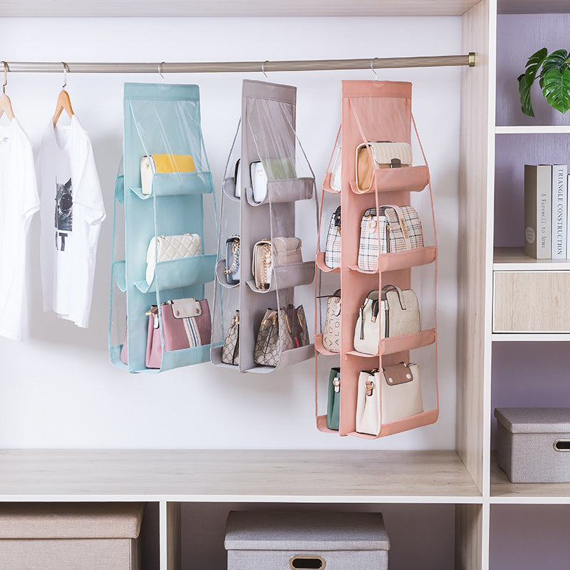 Hanging Closet Organizer  Multi-Layer Storage Rack for Clothes, Towels, Underwear & Accessories, Space-Saving Wardrobe Organizer