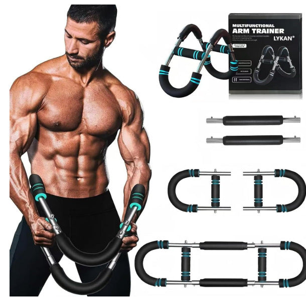 U-Shaped Arm Exerciser  Multifunctional Chest Expander & Upper Body Strength Trainer for Home Workout
