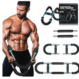 U-Shaped Arm Exerciser  Multifunctional Chest Expander & Upper Body Strength Trainer for Home Workout