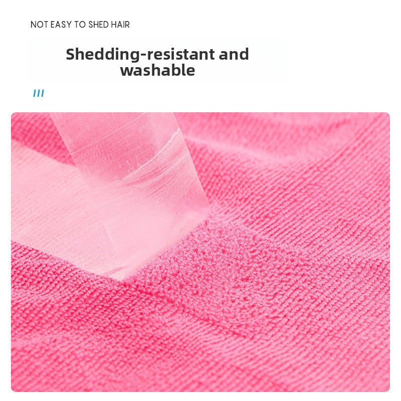 Microfiber absorbent cleaning cloths