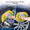 Extendable Chenille Car Wash Mop | Long Handle Cleaning Brush for Cars, Glass & Home Use