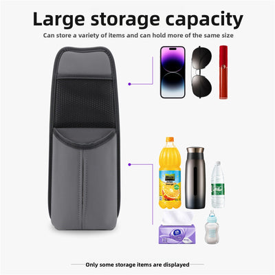 Premium Car Storage Bag with Leather Multi Compartments