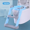 Kids Potty Training Seat with Ladder  Adjustable Child Toilet Seat, Non-Slip, Foldable, Safe for Boys & Girls