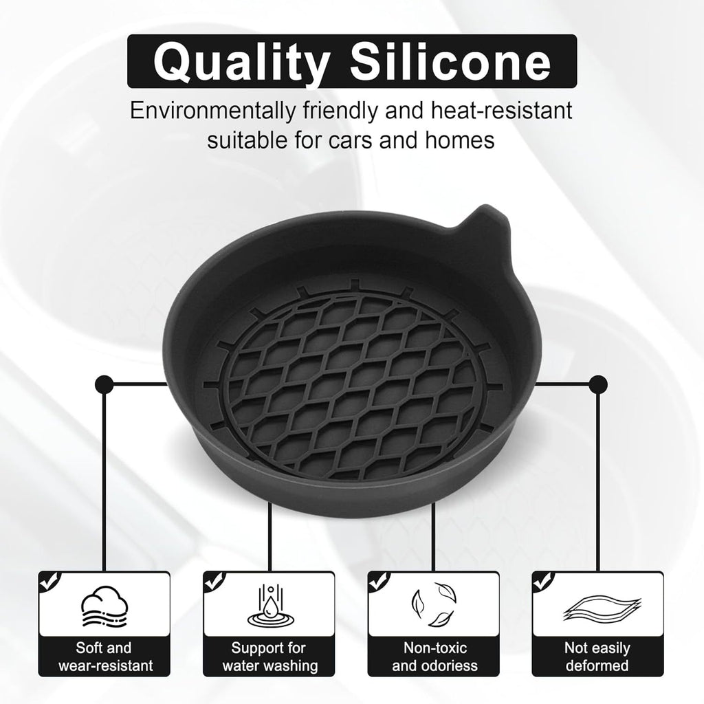 Anti-Slip Car Cup Pad – Universal Silicone Holder Mat