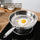 316 Stainless Steel Frying Pan with Foldable Handle