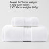 Towel and Bath Towel Set