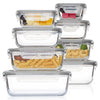 Microwave Safe Glass Lunch Box Set with Freshness Seal