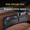 Car Storage Box Seat Gap Organizer with Cup Holder