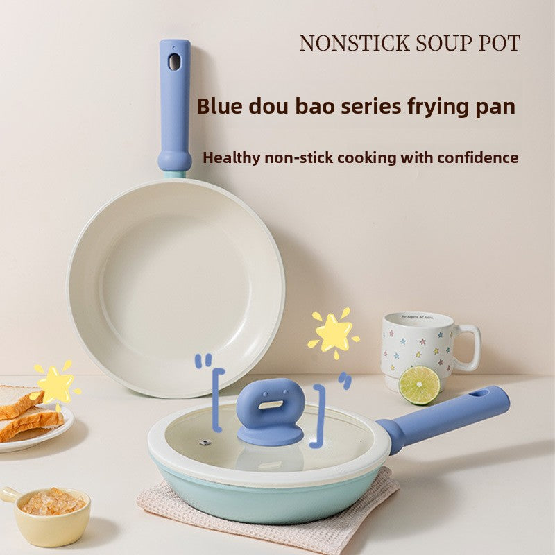 Flat Frying Pan, Stir-Fry Pan, Suitable for All Cooktops