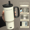 Straw Thermos Cup