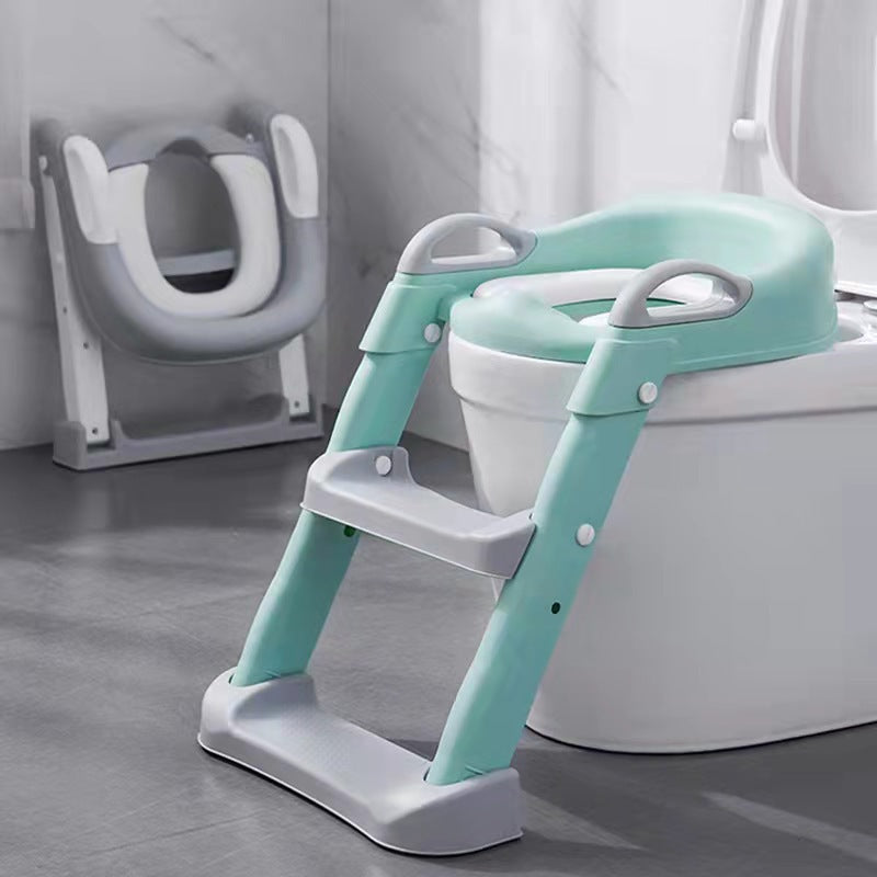 Kids Potty Training Seat with Ladder  Adjustable Child Toilet Seat, Non-Slip, Foldable, Safe for Boys & Girls