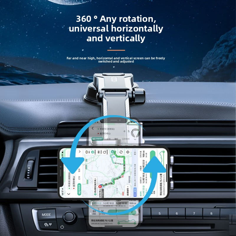 Suction Cup Type Car Mobile Phone Stand 360° Mount