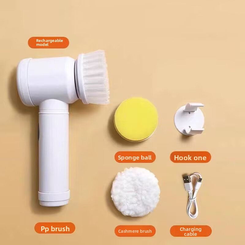 Handheld Wireless Electric Cleaning Brush for Kitchen and Bathroom