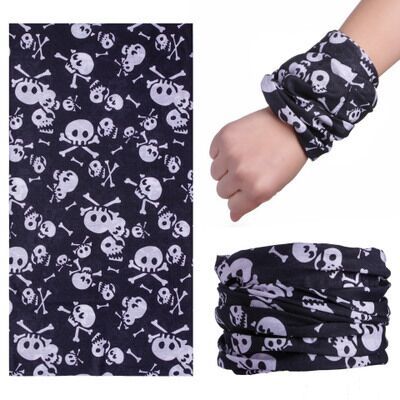 Multifunctional Skull Pattern Headband