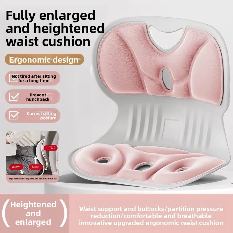 Lumbar support and correction cushion
