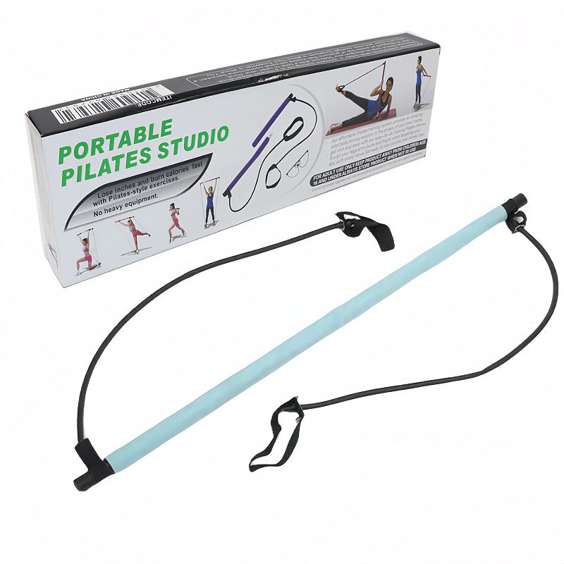 Pilates Bar with Resistance Bands | Full Body Home Workout Kit