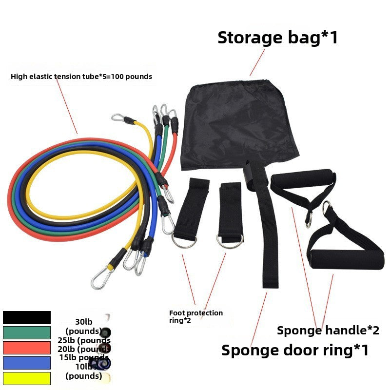 Adjustable TPE Resistance Bands Set