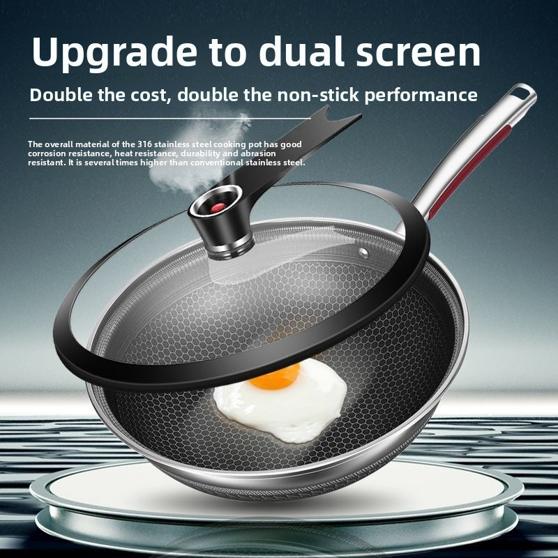 316 stainless steel frying pan