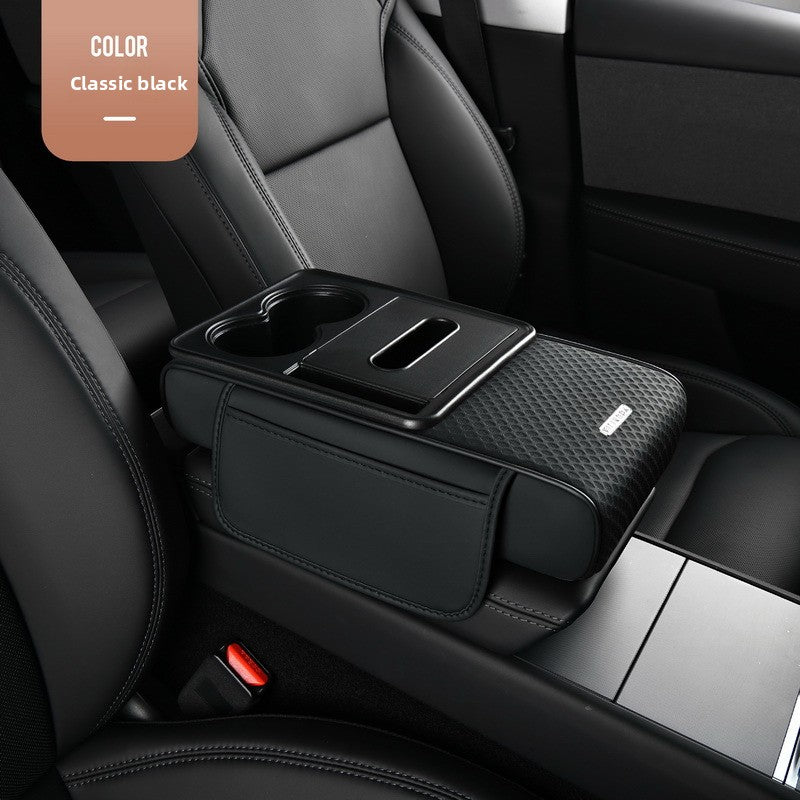 Car Armrest Box with Storage & Comfort Pad