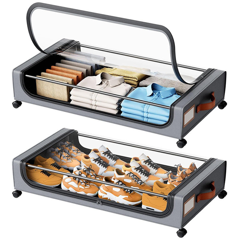 Square under-bed storage rack