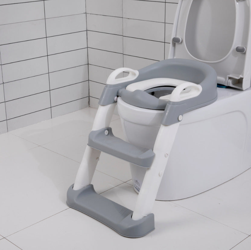 Kids Potty Training Seat with Ladder  Adjustable Child Toilet Seat, Non-Slip, Foldable, Safe for Boys & Girls