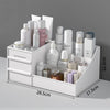 Multi-Layer Cosmetic Organizer  Large Makeup Storage Box with Drawers & Compartments, Desktop Skincare Organizer for Vanity & Bathroom