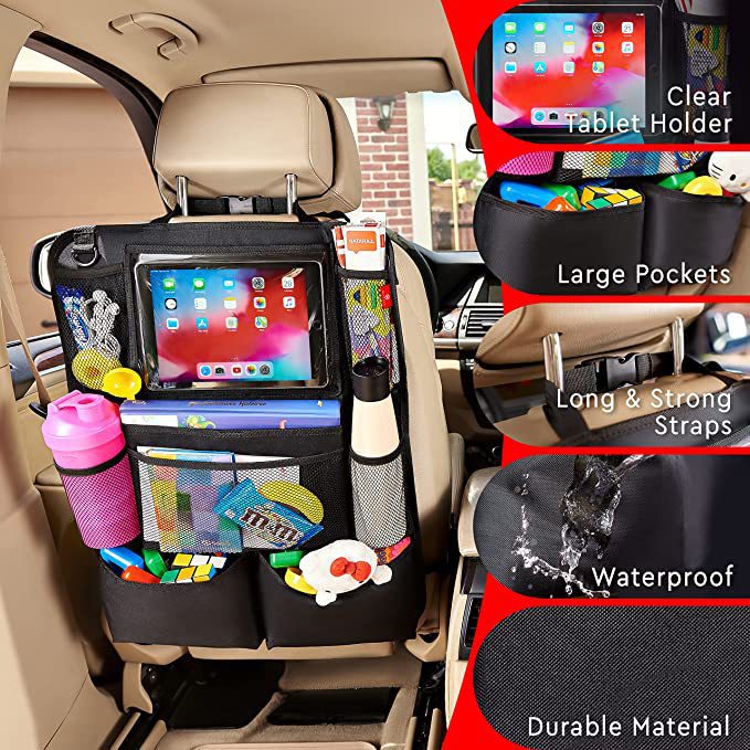 Car Seat Storage Bag – Back Seat Organizer