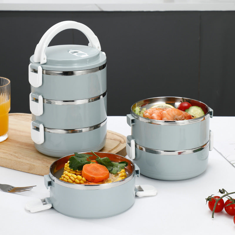 Multi-Layer Portable Meal Container