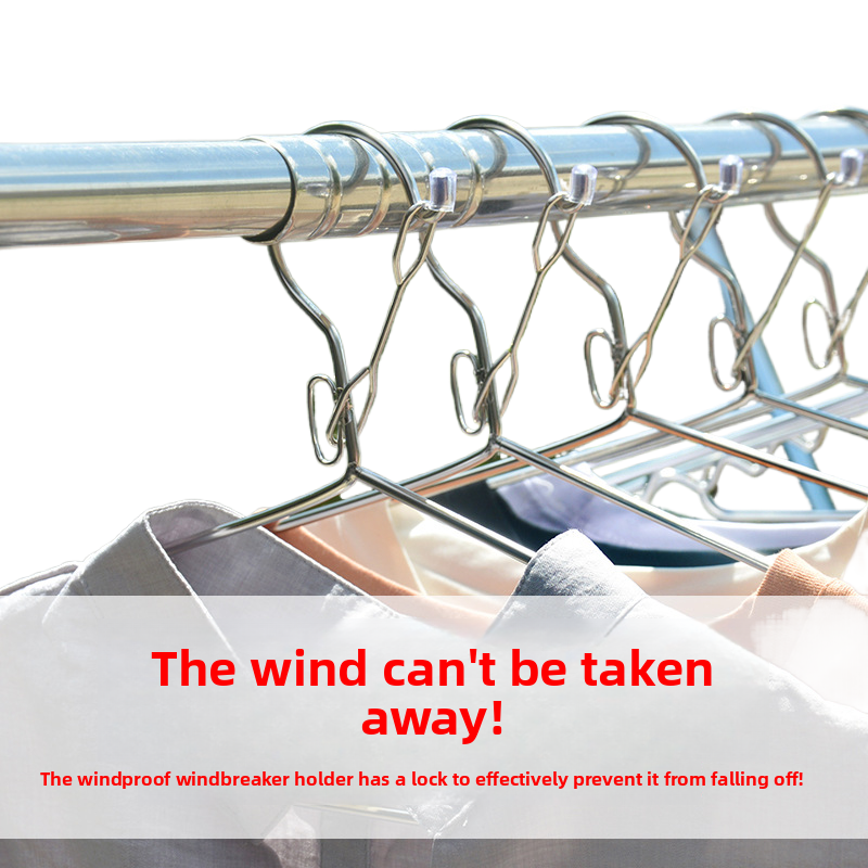 Stainless steel clothes hanger - solid hanging rack