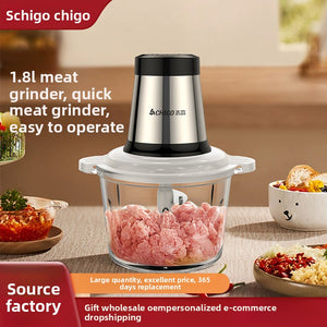 Chigo Meat Grinder Household Multifunctional Electric Meat Stuffing