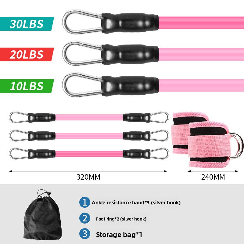 Leg training device resistance band