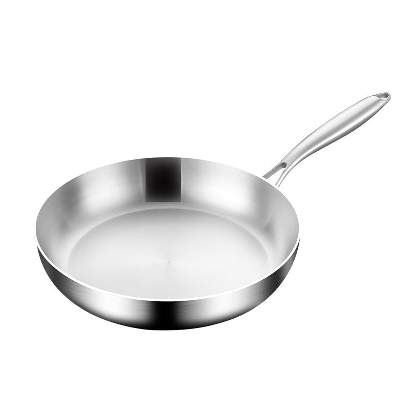 316 Stainless Steel Frying Pan with Foldable Handle