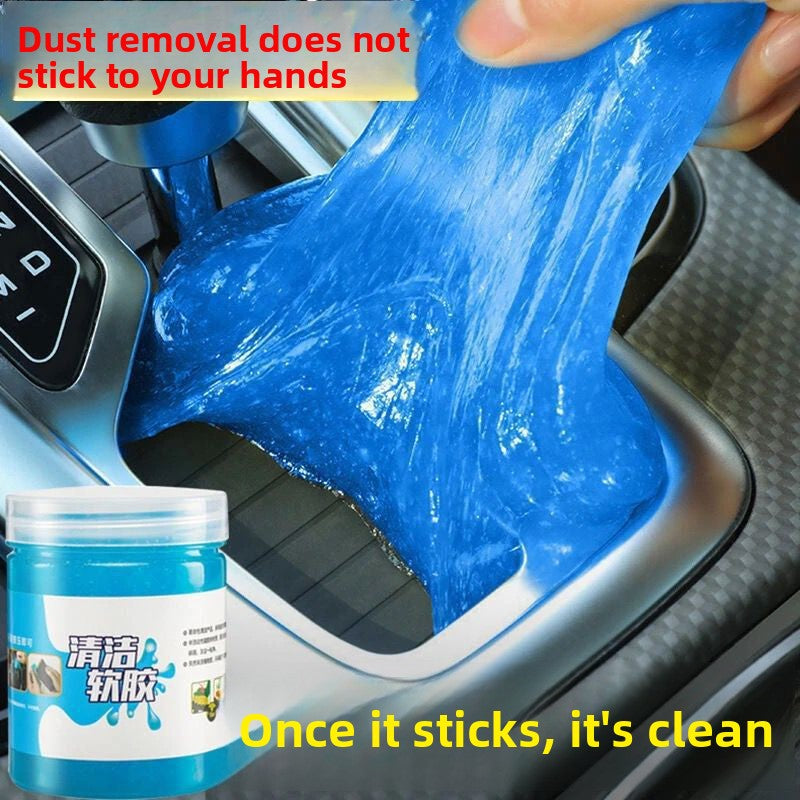 Cleaning soft rubber car