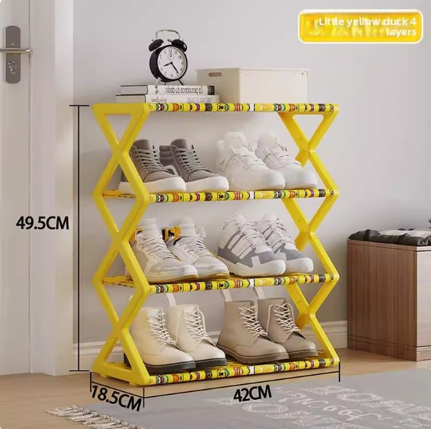Hot Sale X-type Simple Dust-proof Shoe Rack