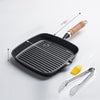 Uncoated Non-stick Household Striped  Frying Steak Special Pan Pan