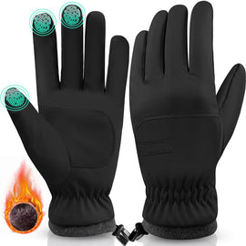 Winter Waterproof Touchscreen Gloves  Warm Thermal Outdoor Gloves for Men & Women, Anti-Slip, Windproof, Mobile Touch Support