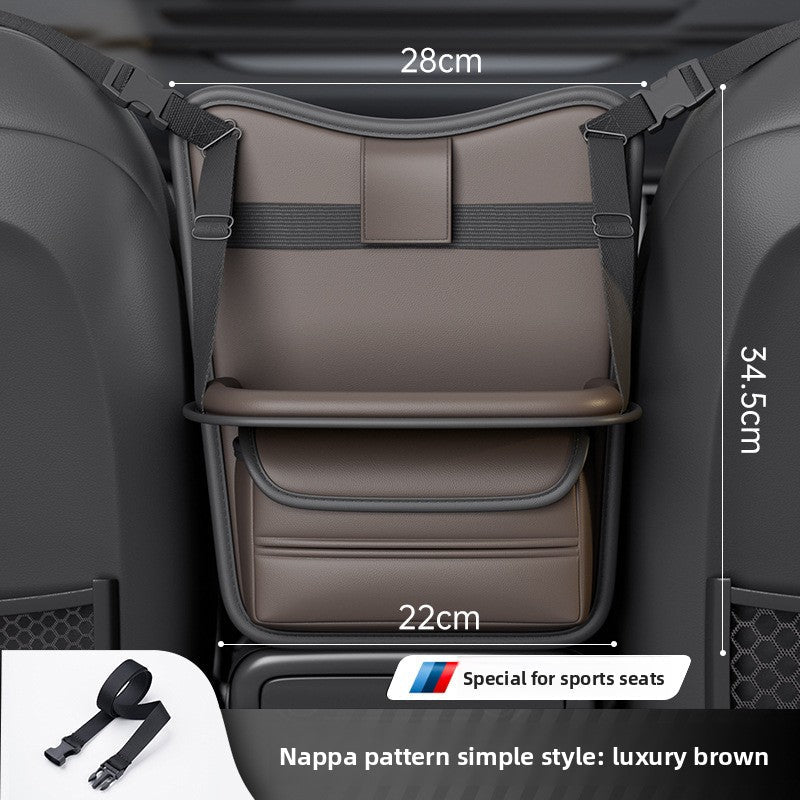 Car Seat Back Organizer with Storage & Handle - Goods Vault