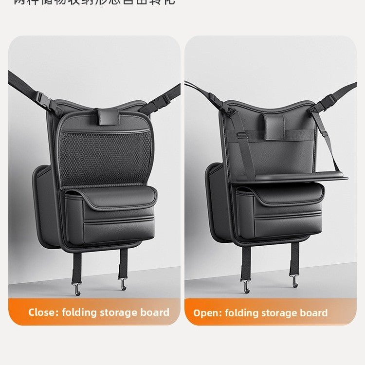 Car Seat Back Organizer with Storage & Handle - Goods Vault