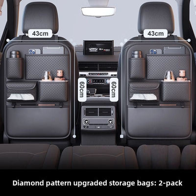 Car Storage Bag Hanging Organizer for Back Seat - Goods Vault