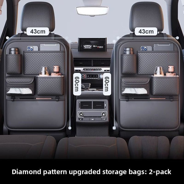 Car Storage Bag Hanging Organizer for Back Seat - Goods Vault
