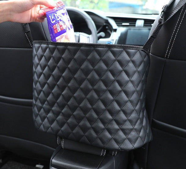 Car Storage Bag with Dual Pockets & Seat Back Mount - Goods Vault