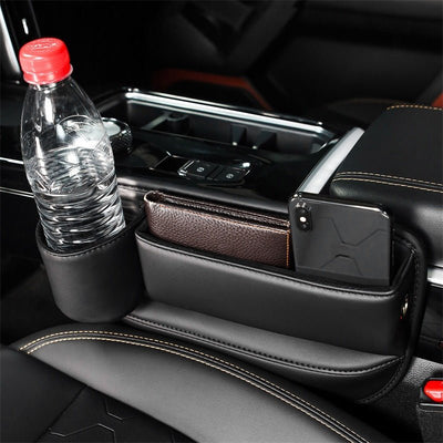 Car Storage Box – Seat Gap Organizer & Cup Holder - Goods Vault