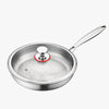 316 Stainless Steel Frying Pan with Foldable Handle