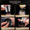 304 Stainless Steel Black Pepper Powder Grinder