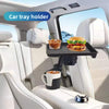 Car Cup Holder Tray with Adjustable Dual Cup Base