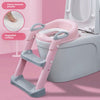 Kids Potty Training Seat with Ladder  Adjustable Child Toilet Seat, Non-Slip, Foldable, Safe for Boys & Girls