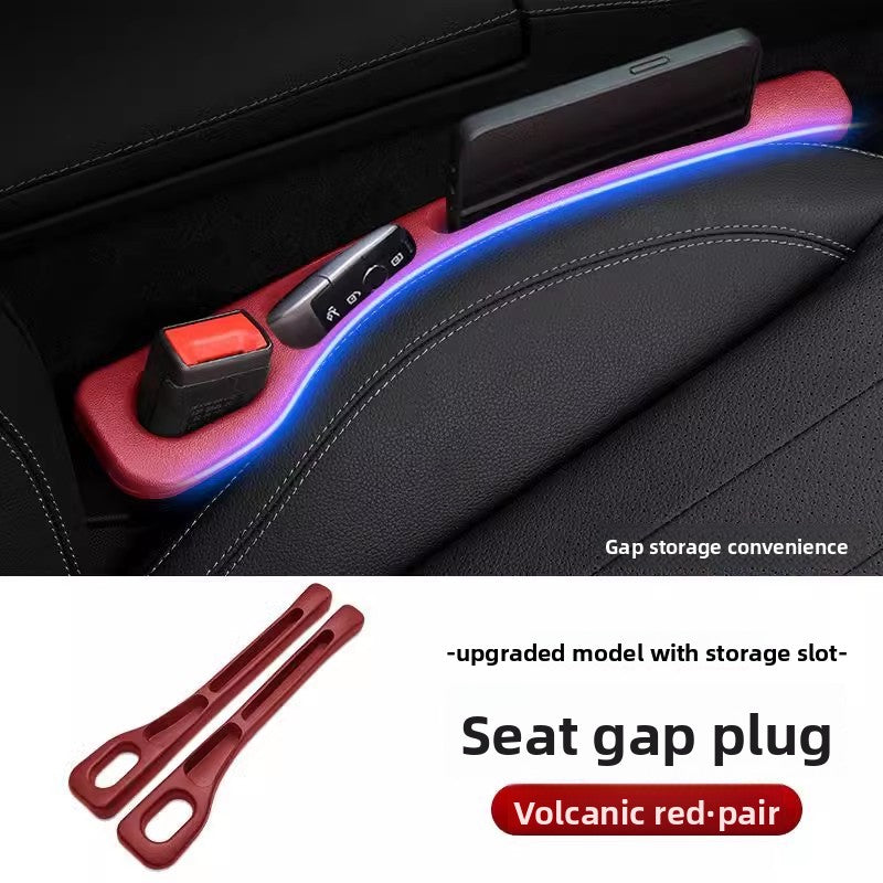 Leather multi-functional storage box for car use