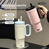 Straw Thermos Cup