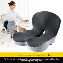 Ergonomic Orthopedic Seat Cushion  Pressure Relief Memory Foam Chair Pad for Back Pain, Tailbone & Posture Support